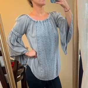 Vintage grey blouse